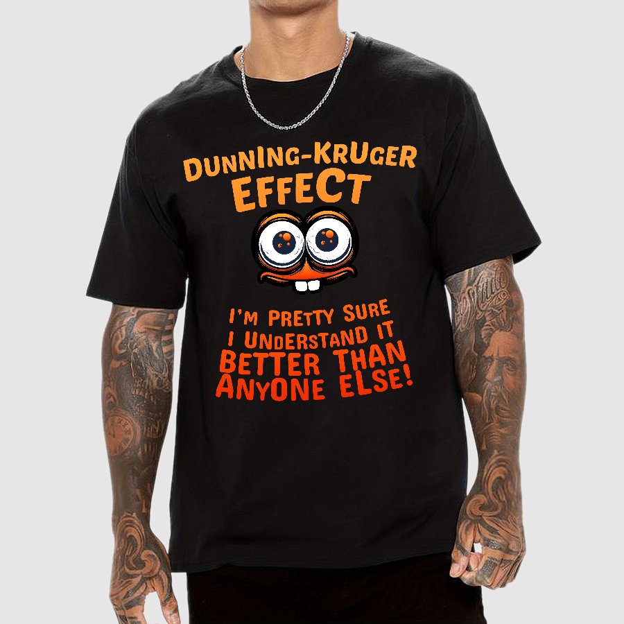 Dunning-Kruger-Effekt Geek T-Shirt