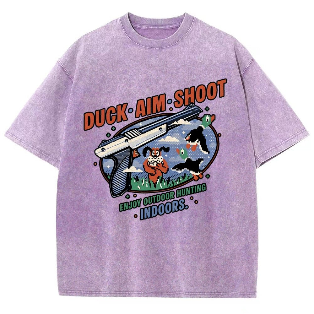 Duck Aim Shoot Vintage Distressed T-shirt