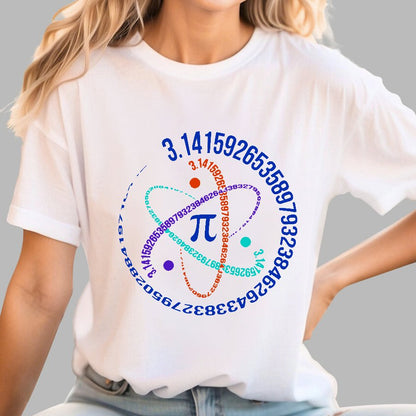 Atom Pi Math Science Geek T-Shirt