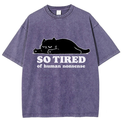 So Tired Vintage Distressed T-shirt