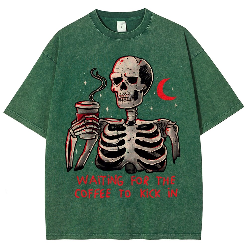 Coffee Keeps Me Alive Vintage Distressed T-shirt