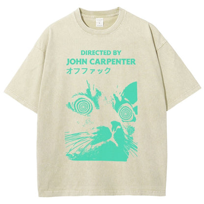 Directed by John Carpenter  Vintage Distressed T-shirt