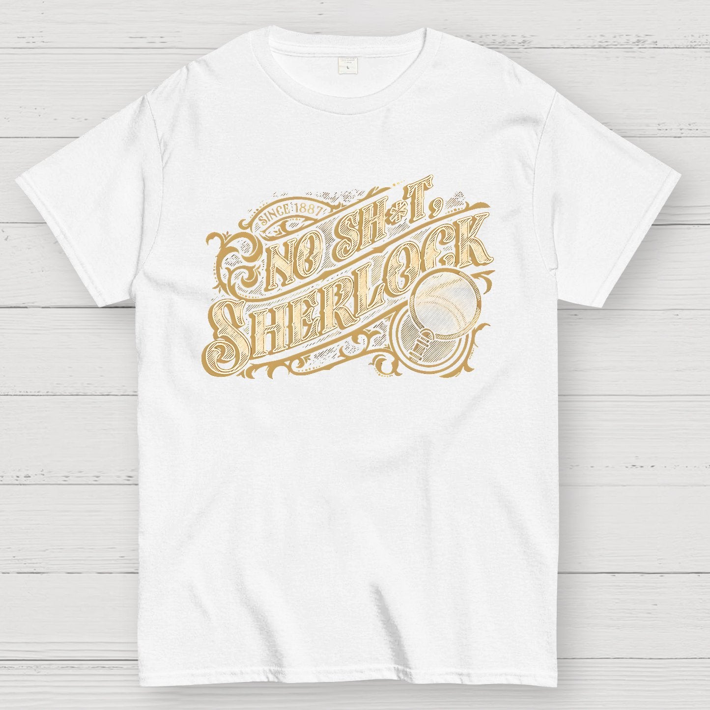 Book Detective Quote No Shit Geek T-Shirt