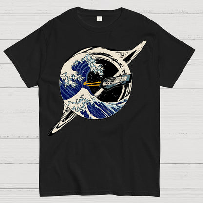 Interstellar Kanagawa Wave Geek T-Shirt