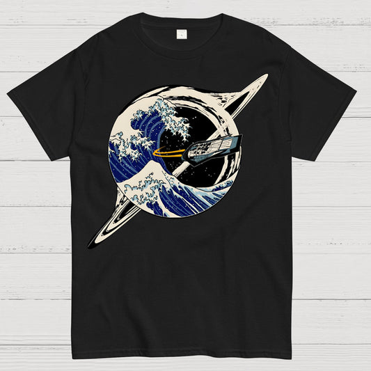 Interstellar Kanagawa Wave Geek T-Shirt