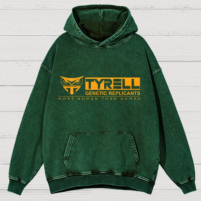 More Human Than Human Vintage Distressed Hoodie