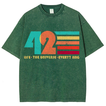 The Answer Is 42 Vintage Distressed T-shirt