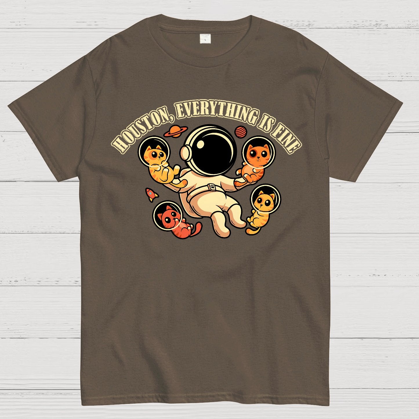 Houston Everything is Fine Geek T-Shirt