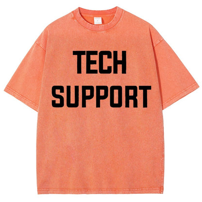 Tech Support Vintage Distressed T-shirt
