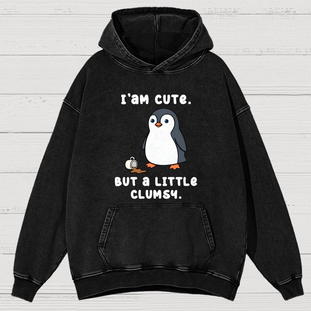 Little Clumsy Vintage Distressed Hoodie