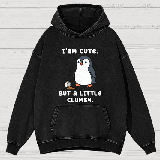 Little Clumsy Vintage Distressed Hoodie