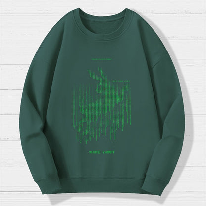 White Rabbit Geek Cotton Sweatshirt