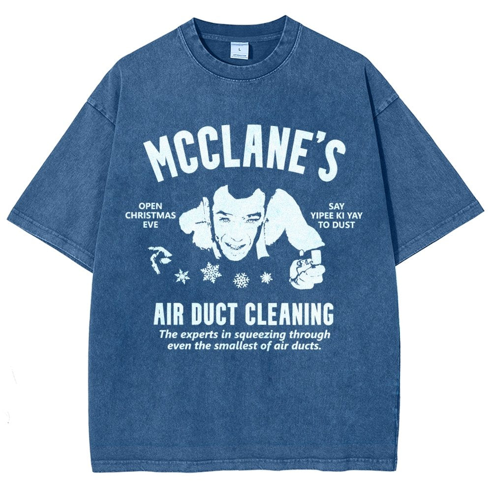 Hero's Air Duct Cleaning Vintage Distressed T-shirt