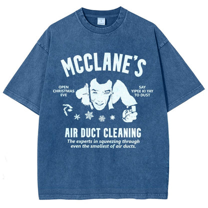 Hero's Air Duct Cleaning Vintage Distressed T-shirt