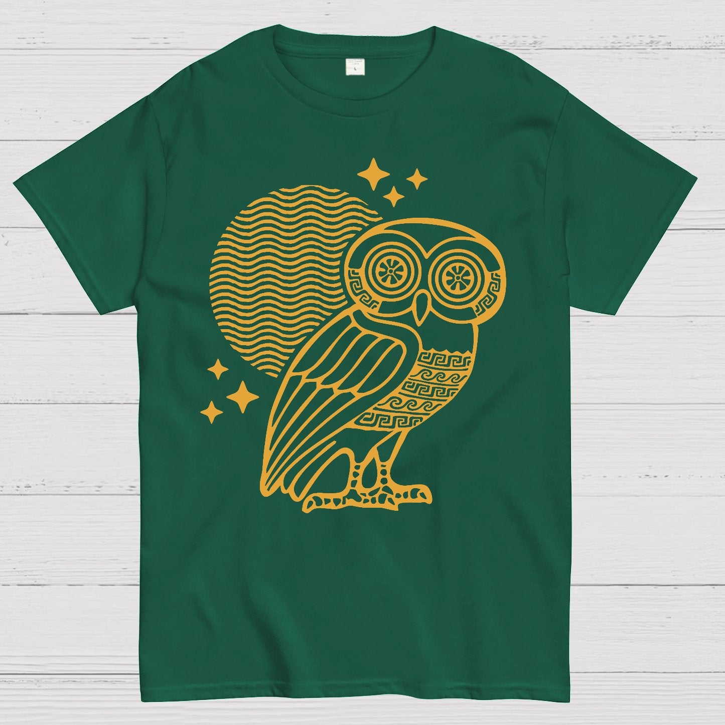 Ancient Greek Owl Geek T-Shirt