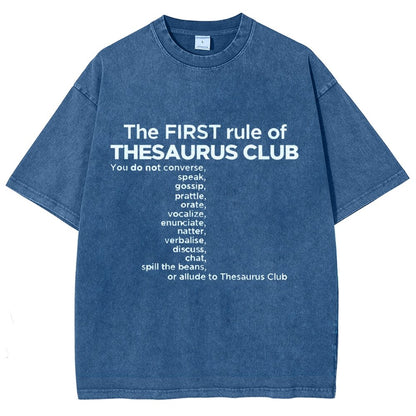 Thesaurus Club Confidential Vintage Distressed T-shirt