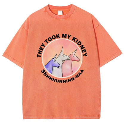 They Took My Kidney Vintage Distressed T-shirt