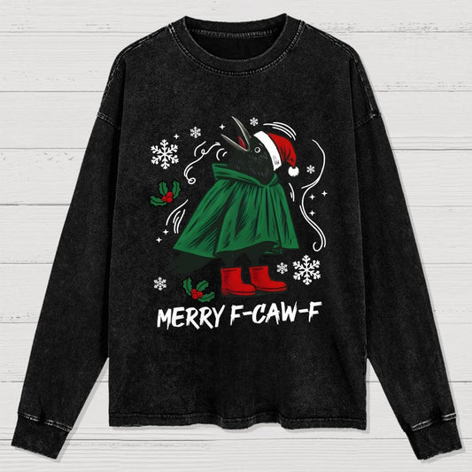 Merry F-CAW-F Washed Long Sleeve Tee