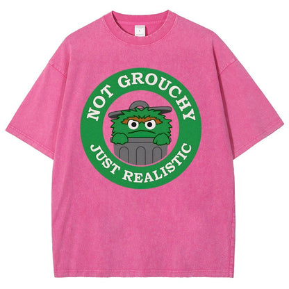 I'm Not Grouchy Vintage Distressed T-shirt
