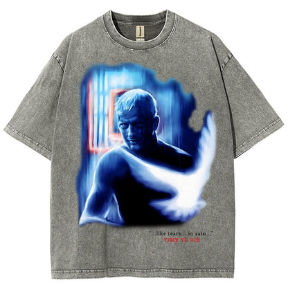 TIME TO DIE Vintage Distressed T-shirt