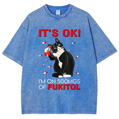 It's Ok Vintage Distressed T-shirt