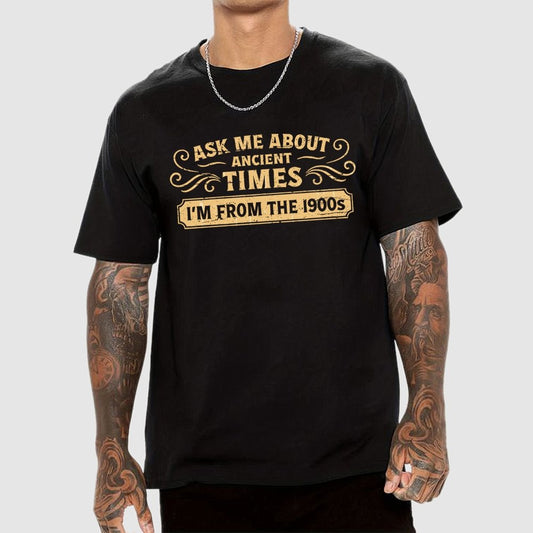 Ask Me About Ancient Times Geek T-Shirt