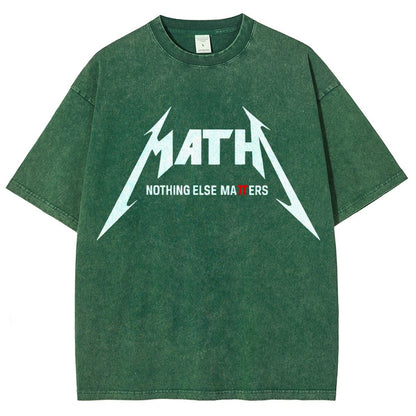 Math Nothing Else Matters Vintage Distressed T-shirt