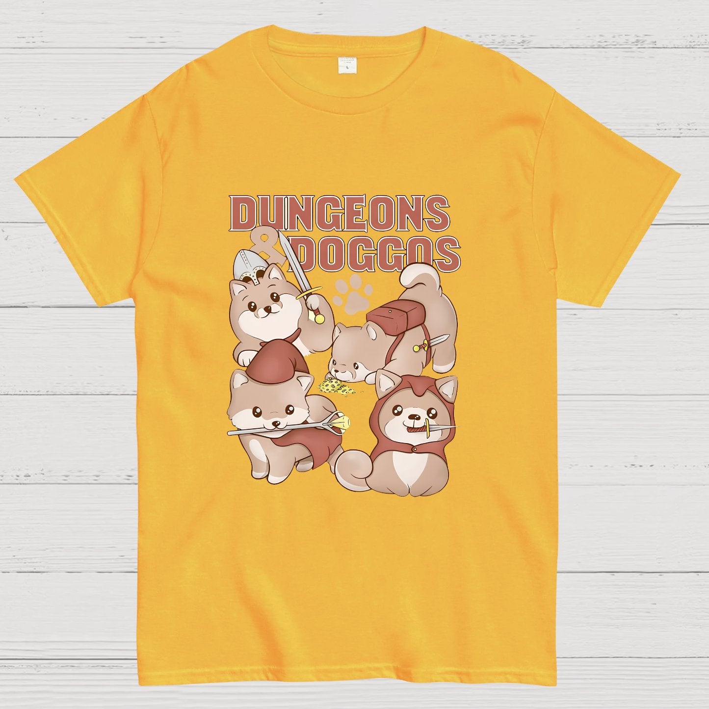 Dungeons And Doggos Nerdy T-Shirt