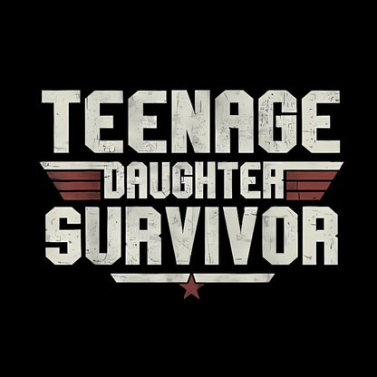 Teenage Daughter Survivor Vintage Geeky T-Shirt