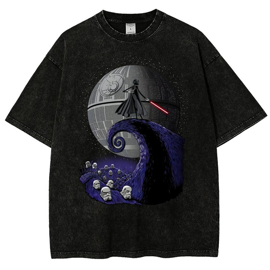 The Nightmare Before Realm Vintage Distressed T-shirt