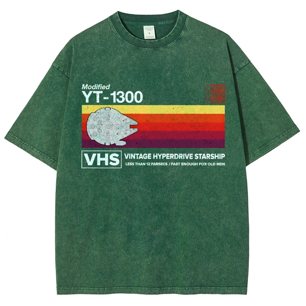 Vintage Hyperdrive Starship Vintage Distressed T-shirt