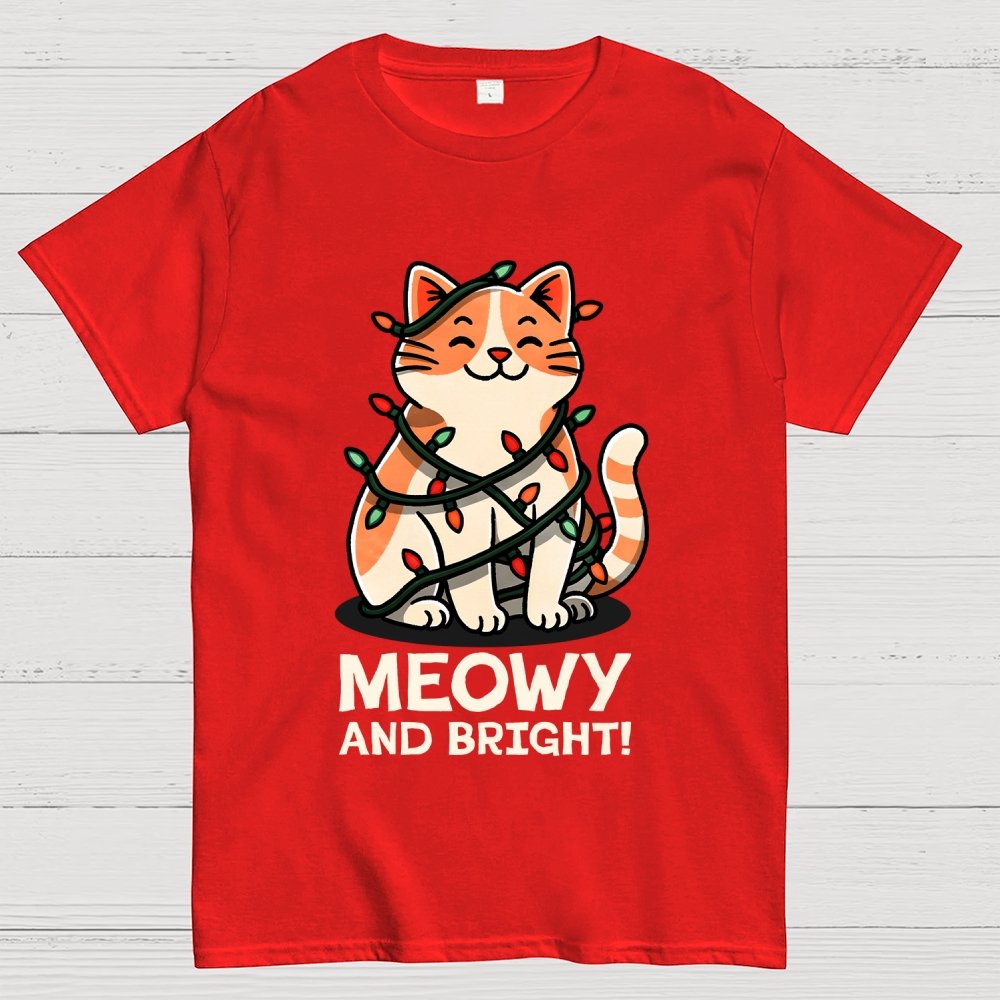 Meowy and bright! Geek T-Shirt