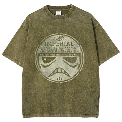 Aiming for Excellence Vintage Distressed T-shirt