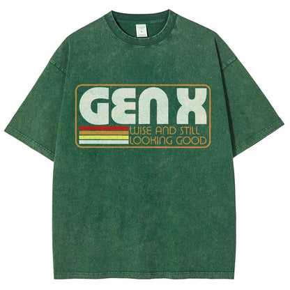 Gen X Vintage Quote Vintage Distressed T-shirt
