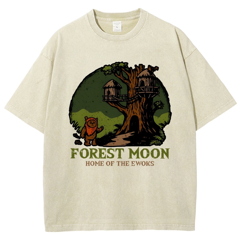 Woodland Moon Home Vintage Distressed T-shirt