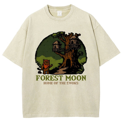 Woodland Moon Home Vintage Distressed T-shirt