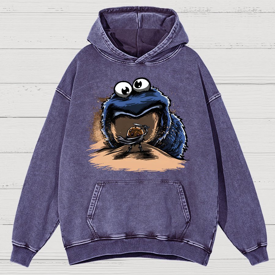 Cookieworm Vintage Distressed Hoodie