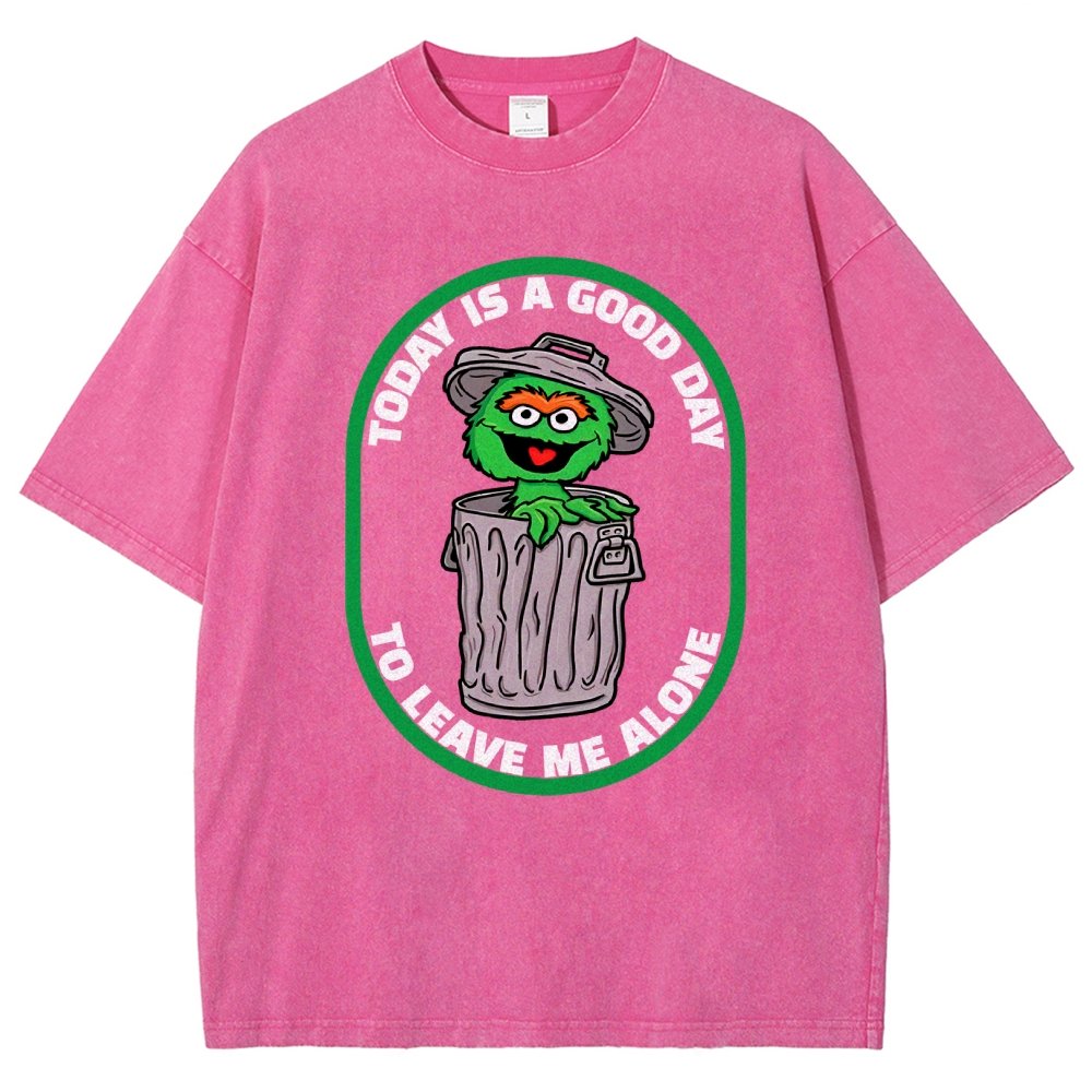 A good day to leave me alone Vintage Distressed T-shirt
