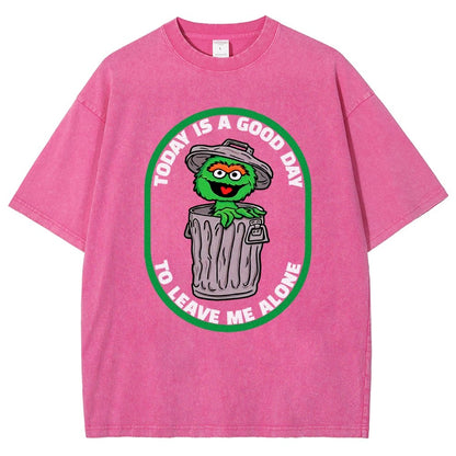 A good day to leave me alone Vintage Distressed T-shirt