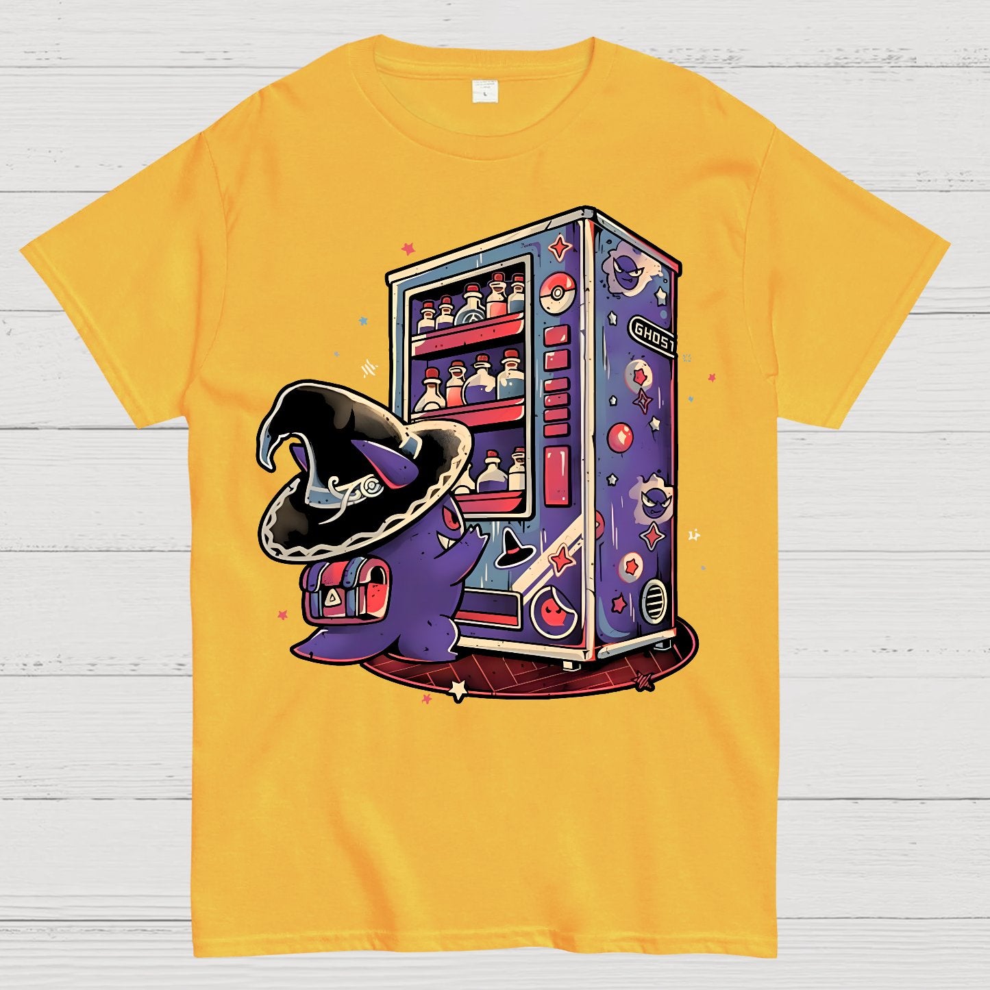 Ghost Vending Machine Geek T-Shirt