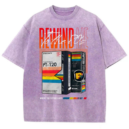 Rewind Me to The 80's Vintage Distressed T-shirt