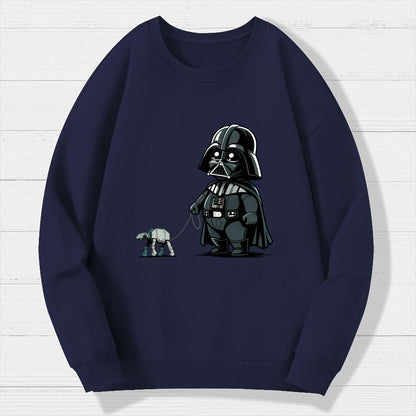 Walking The Mechanical Robot Dog Geek Cotton Sweatshirt