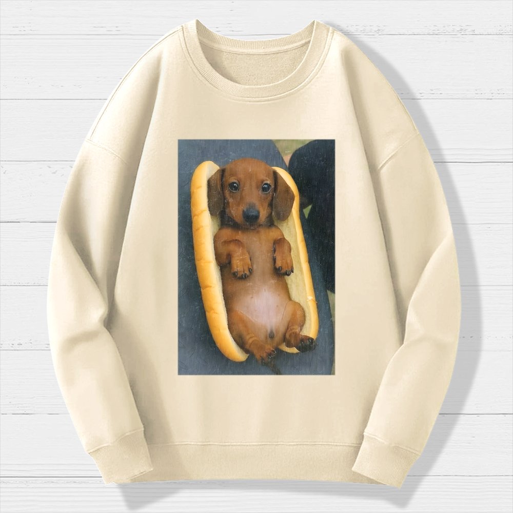 Real Hot Dog Geek Cotton Sweatshirt