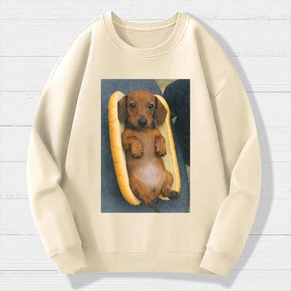 Real Hot Dog Geek Cotton Sweatshirt