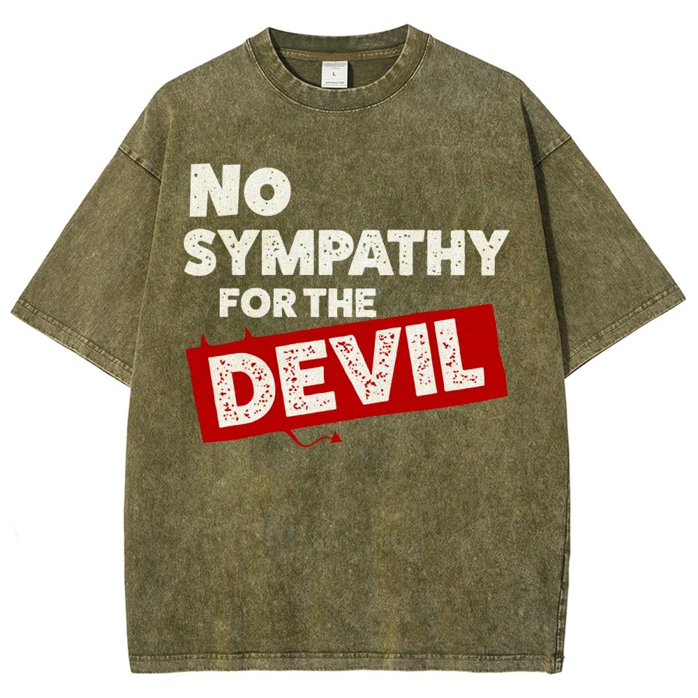 No Sympathy for The Devil(redbubble) Vintage Distressed T-shirt