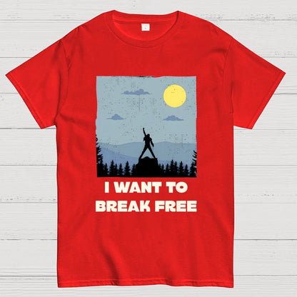 I Want To Break Free Geek T-Shirt