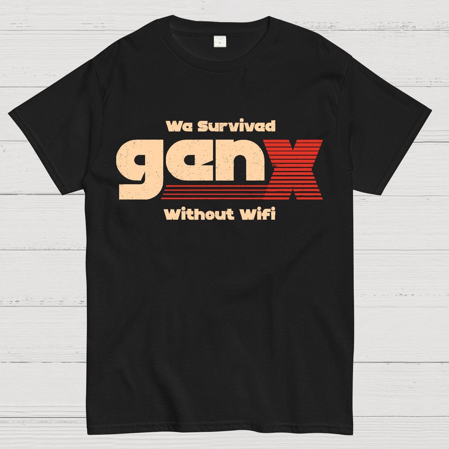 We Survived Without Wifi Geek T-Shirt