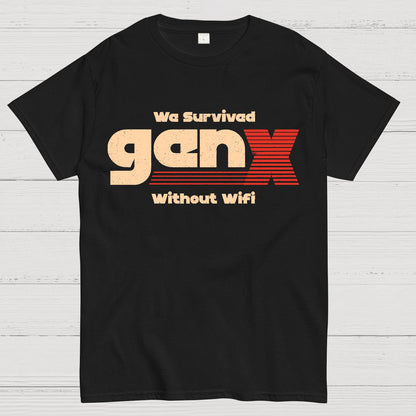 We Survived Without Wifi Geek T-Shirt