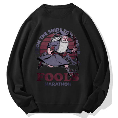 Fools Marathon Geek Cotton Sweatshirt