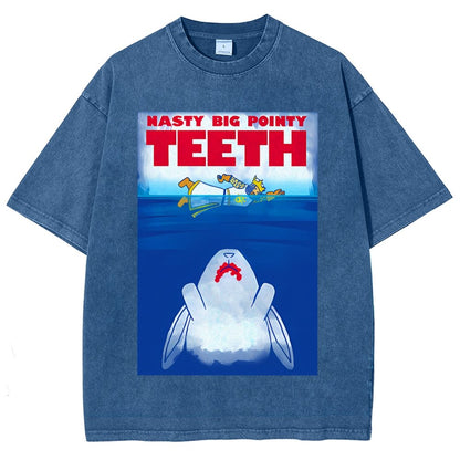 TEETH Vintage Distressed T-shirt